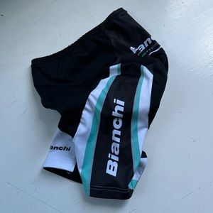 Bianchi womens cycling shorts sz small